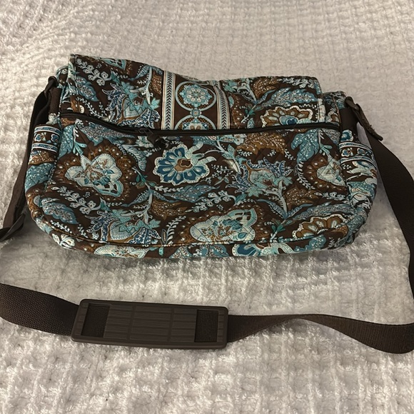 Women’s Vera Bradley Messenger Bag - Java Chip - Picture 3 of 14